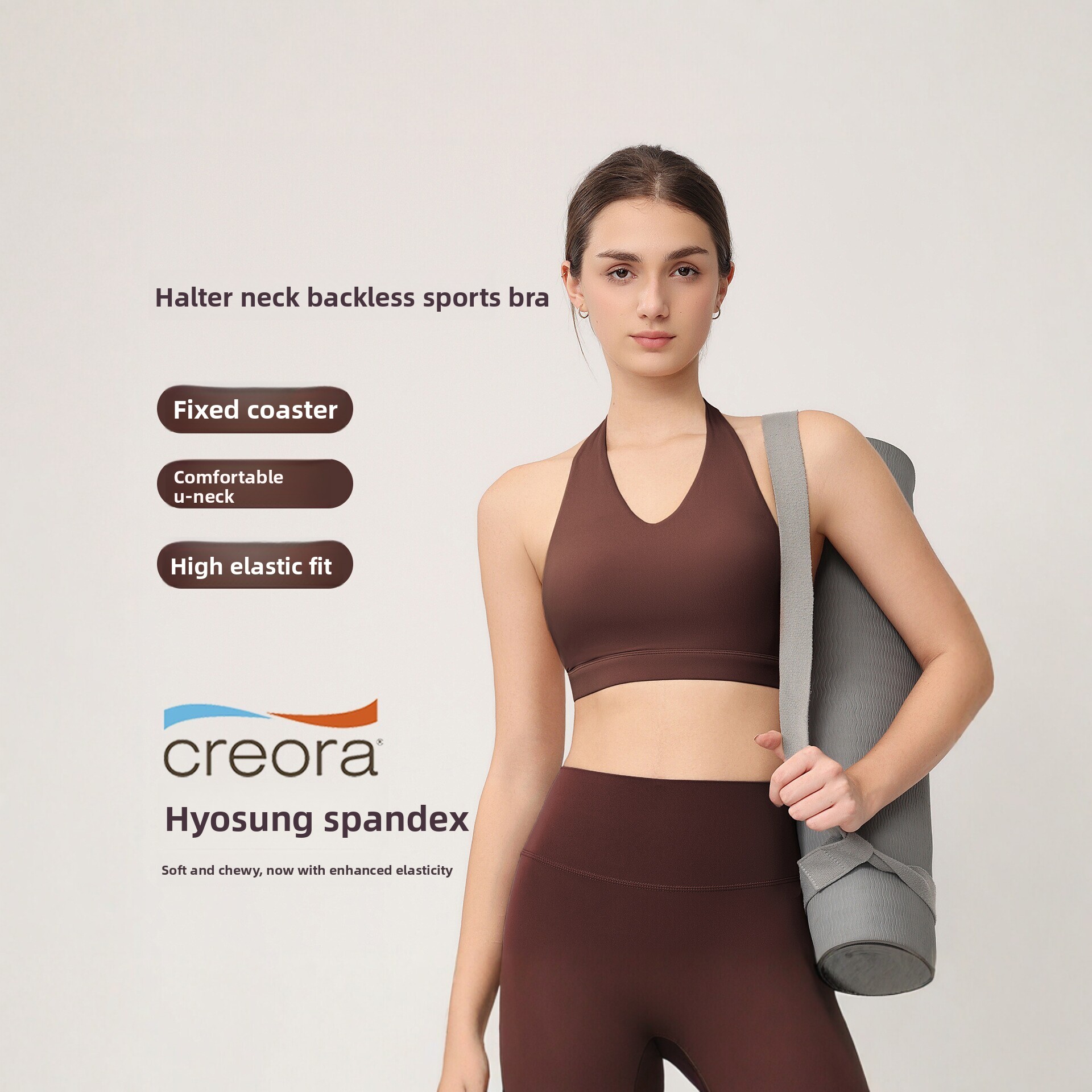 Women's Halter Sports Bra with - огляд і ціна Push Up Bra Padded