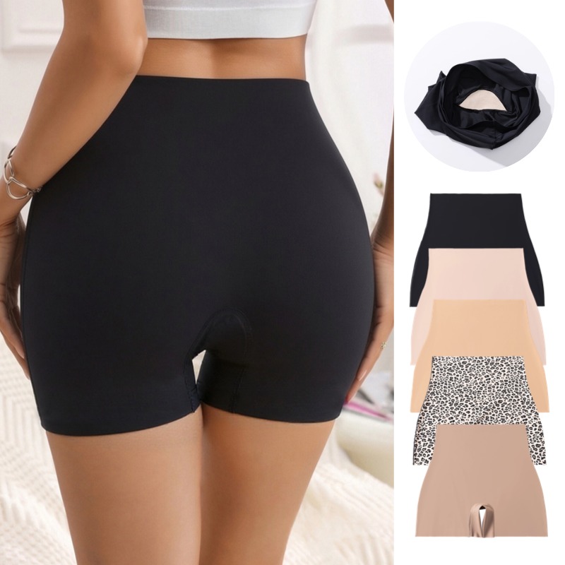 BZEL 5PCS Womens High Waist Bo - огляд і ціна Boyshort Underwear